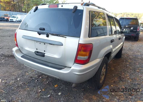 2004 Jeep Grand Cherokee Laredo z USA, uszkodzony, nr VIN 1J4GW48S34C144831